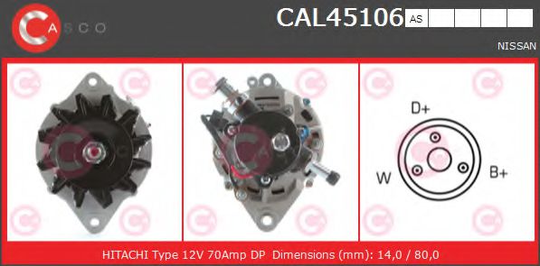 Генератор CASCO CAL45106AS