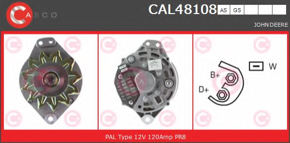 Генератор casco CAL48108AS
