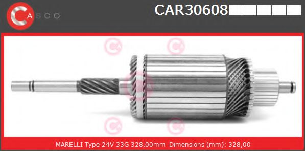 Якорь, стартер casco CAR30608PS