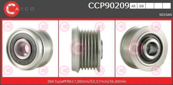 Ременный шкив генератора CASCO CCP90209AS