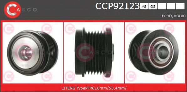 Ременный шкив генератора CASCO CCP92123AS