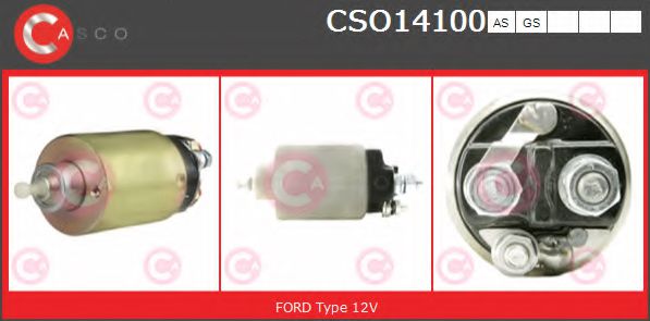 Втягивающее реле стартера CASCO CSO14100AS