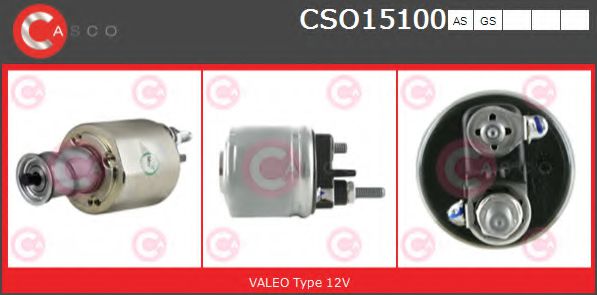 Втягивающее реле стартера CASCO CSO15100AS