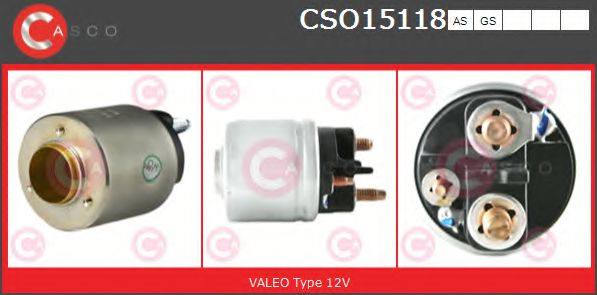 Втягивающее реле стартера CASCO CSO15118AS