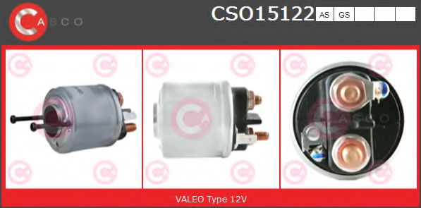 Втягивающее реле стартера CASCO CSO15122AS