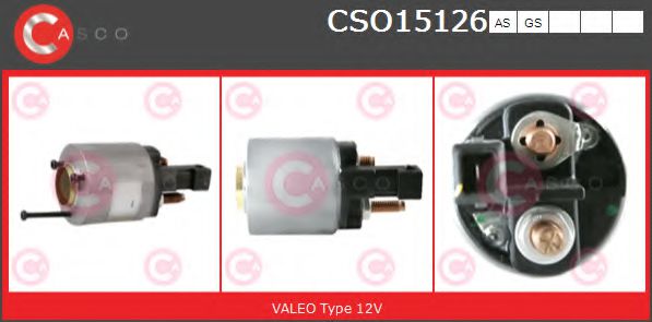 Втягивающее реле стартера CASCO CSO15126AS