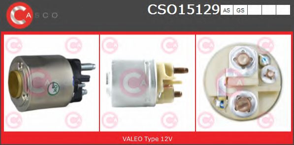 Втягивающее реле стартера CASCO CSO15129AS