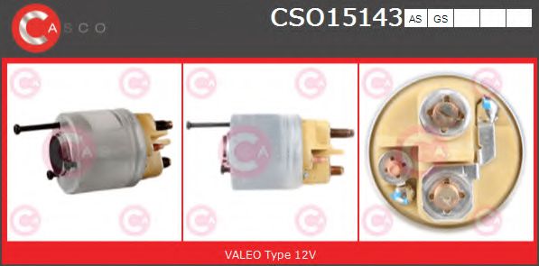 Втягивающее реле стартера CASCO CSO15143AS