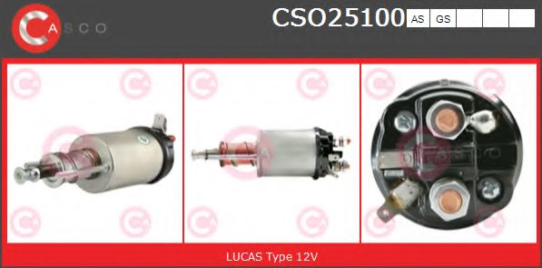 Втягивающее реле стартера CASCO CSO25100AS