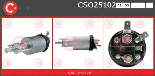 Втягивающее реле стартера CASCO CSO25102AS