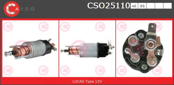 Втягивающее реле стартера CASCO CSO25110AS