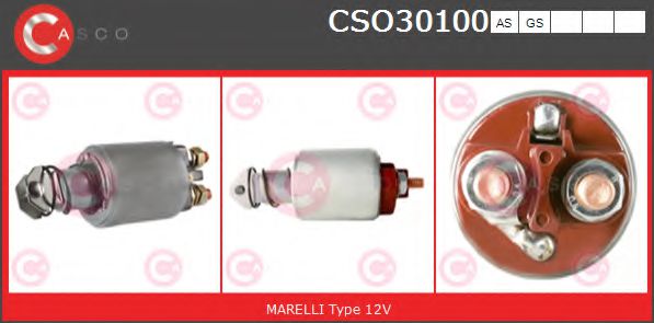 Втягивающее реле стартера CASCO CSO30100AS