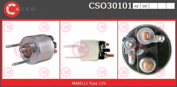 Втягивающее реле стартера CASCO CSO30101AS