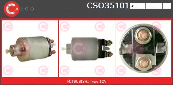 Втягивающее реле стартера CASCO CSO35101AS