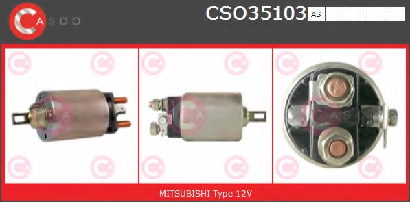 Втягивающее реле стартера CASCO CSO35103AS