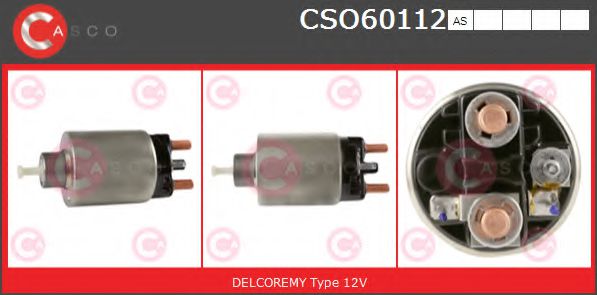 Втягивающее реле стартера CASCO CSO60112AS