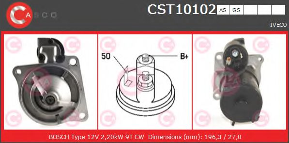 Стартер CASCO CST10102AS