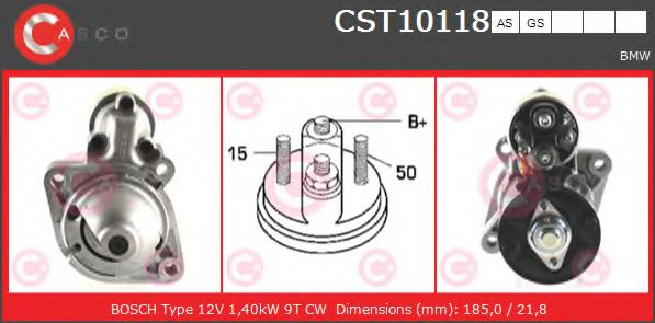 Стартер CASCO CST10118AS