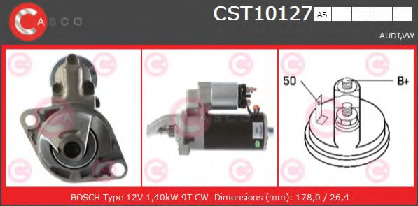 Стартер CASCO CST10127AS