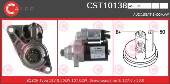 Стартер CASCO CST10138AS