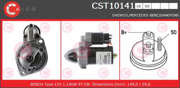 Стартер CASCO CST10141AS