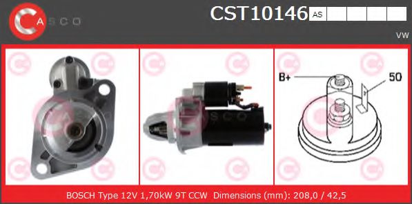Стартер CASCO CST10146AS
