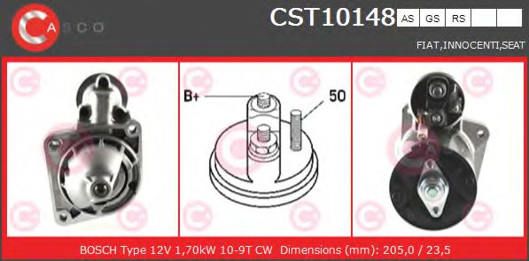 Стартер CASCO CST10148AS