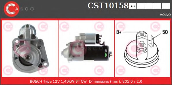 Стартер CASCO CST10158AS