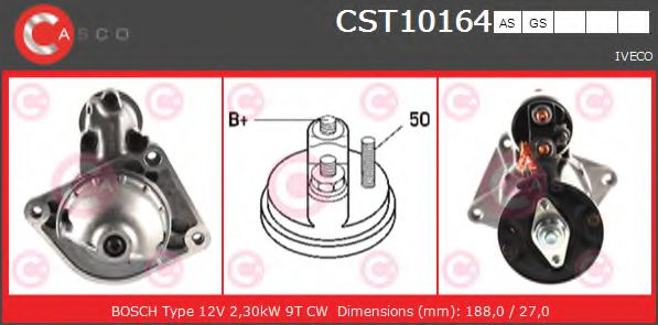 Стартер CASCO CST10164AS