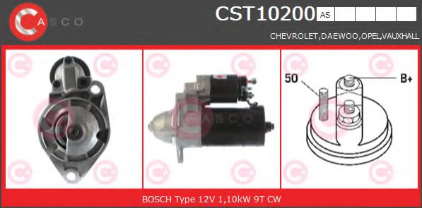 Стартер CASCO CST10200AS