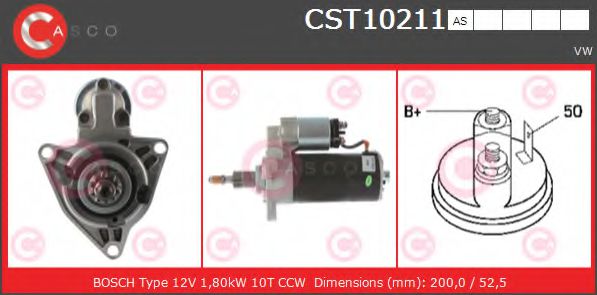 Стартер CASCO CST10211AS