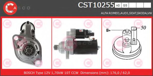 Стартер CASCO CST10255AS