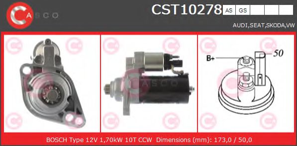 Стартер CASCO CST10278AS