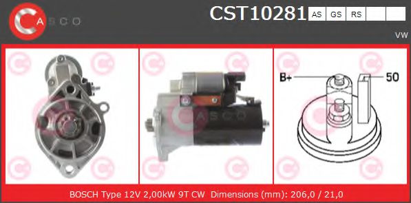 Стартер CASCO CST10281AS
