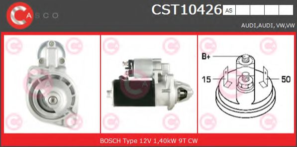 Стартер CASCO CST10426AS