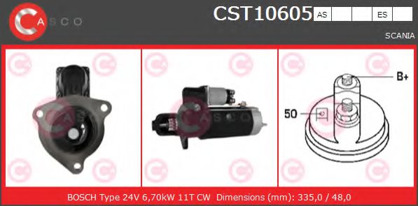 Стартер CASCO CST10605AS