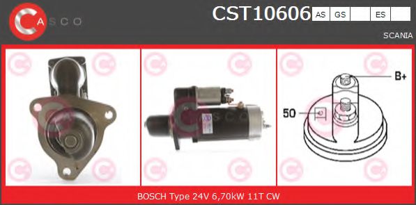 Стартер CASCO CST10606AS