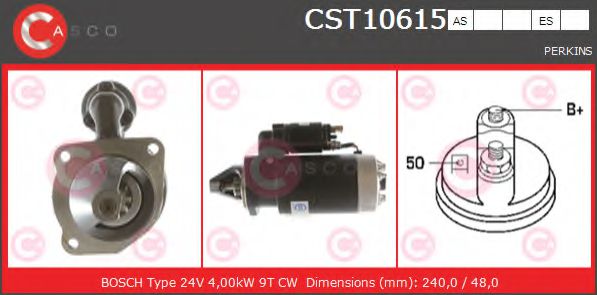 Стартер casco CST10615AS