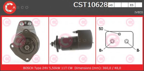 Стартер casco CST10628AS