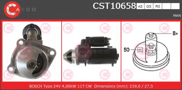 Стартер CASCO CST10658AS