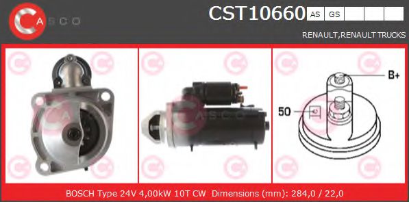 Стартер CASCO CST10660AS