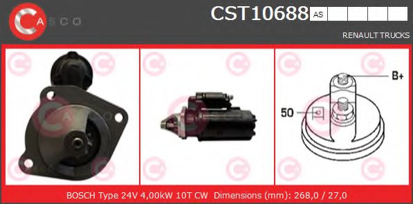 Стартер casco CST10688AS