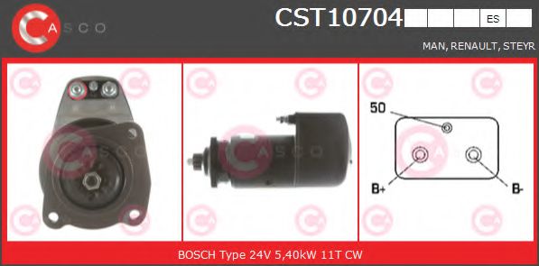Стартер casco CST10704ES