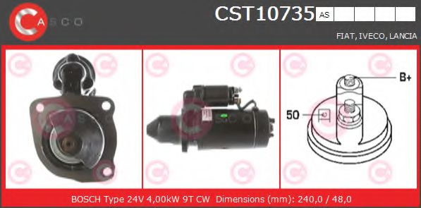 Стартер casco CST10735AS