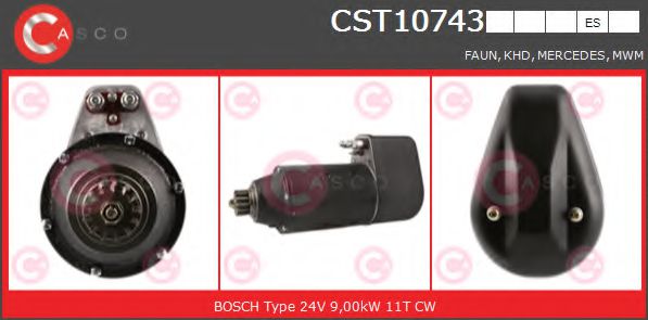 Стартер casco CST10743ES