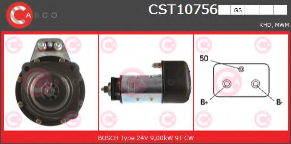 Стартер casco CST10756GS