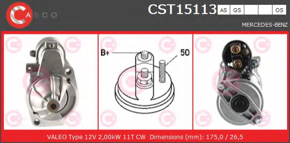 Стартер CASCO CST15113AS