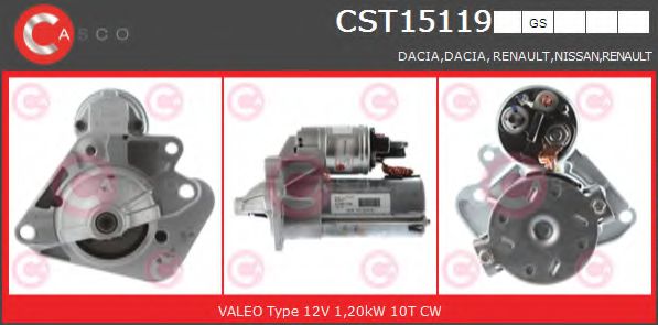 Стартер CASCO CST15119GS
