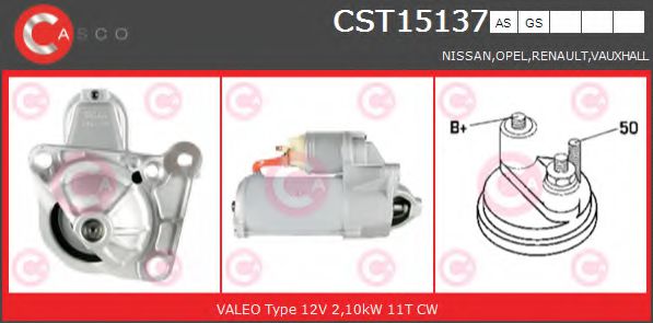 Стартер CASCO CST15137AS