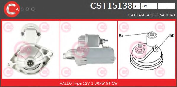 Стартер CASCO CST15138AS
